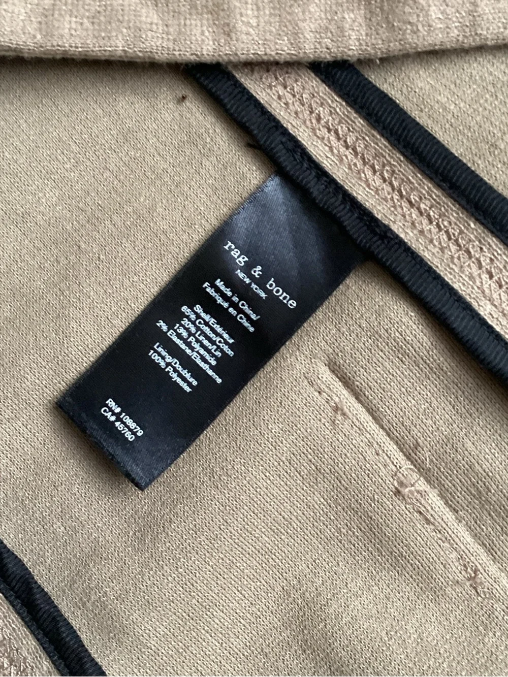 rag & bone cotton linen